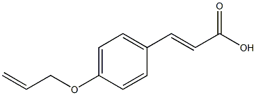 3-[4-(prop-2-en-1-yloxy)phenyl]prop-2-enoic acid Struktur