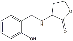 3-{[(2-hydroxyphenyl)methyl]amino}oxolan-2-one Struktur