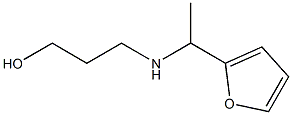 3-{[1-(furan-2-yl)ethyl]amino}propan-1-ol Struktur