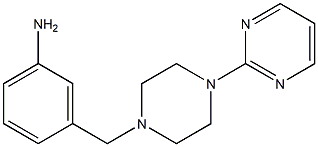 3-{[4-(pyrimidin-2-yl)piperazin-1-yl]methyl}aniline Struktur