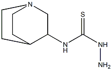 3-amino-1-1-azabicyclo[2.2.2]octan-3-ylthiourea Struktur