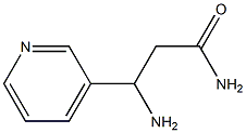 3-amino-3-(pyridin-3-yl)propanamide Struktur