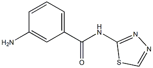 3-amino-N-(1,3,4-thiadiazol-2-yl)benzamide Struktur