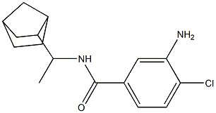 3-amino-N-(1-{bicyclo[2.2.1]heptan-2-yl}ethyl)-4-chlorobenzamide Struktur