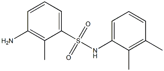 3-amino-N-(2,3-dimethylphenyl)-2-methylbenzene-1-sulfonamide Struktur