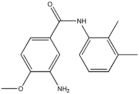 3-amino-N-(2,3-dimethylphenyl)-4-methoxybenzamide Struktur