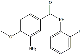 3-amino-N-(2-fluorophenyl)-4-methoxybenzamide Struktur