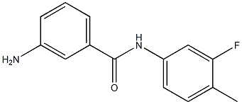 3-amino-N-(3-fluoro-4-methylphenyl)benzamide Struktur