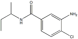 3-amino-N-(sec-butyl)-4-chlorobenzamide Struktur