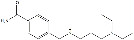 4-({[3-(diethylamino)propyl]amino}methyl)benzamide Struktur