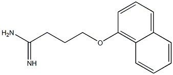 4-(1-naphthyloxy)butanimidamide Struktur