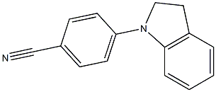 4-(2,3-dihydro-1H-indol-1-yl)benzonitrile Struktur