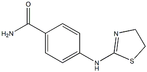 4-(4,5-dihydro-1,3-thiazol-2-ylamino)benzamide Struktur