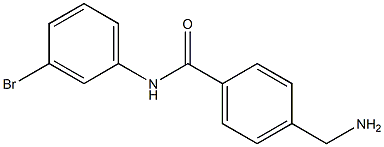 4-(aminomethyl)-N-(3-bromophenyl)benzamide Struktur