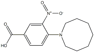 4-(azocan-1-yl)-3-nitrobenzoic acid Struktur