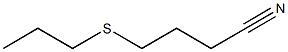 4-(propylsulfanyl)butanenitrile Struktur