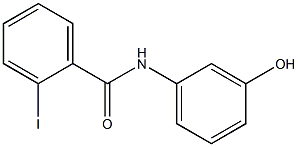 N-(3-hydroxyphenyl)-2-iodobenzamide Struktur