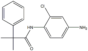 N-(4-amino-2-chlorophenyl)-2-methyl-2-phenylpropanamide Struktur