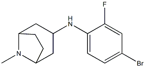 N-(4-bromo-2-fluorophenyl)-8-methyl-8-azabicyclo[3.2.1]octan-3-amine Struktur