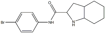 N-(4-bromophenyl)octahydro-1H-indole-2-carboxamide Struktur