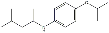 N-(4-methylpentan-2-yl)-4-(propan-2-yloxy)aniline Struktur