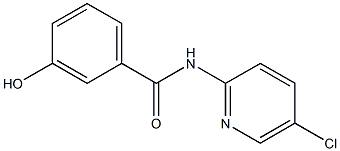 N-(5-chloropyridin-2-yl)-3-hydroxybenzamide Struktur