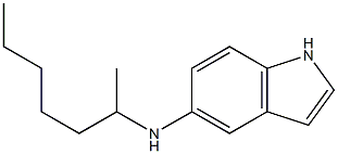 N-(heptan-2-yl)-1H-indol-5-amine Struktur