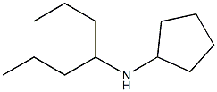 N-(heptan-4-yl)cyclopentanamine Struktur