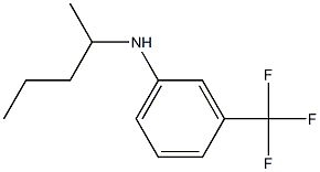 N-(pentan-2-yl)-3-(trifluoromethyl)aniline Struktur