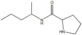 N-(pentan-2-yl)pyrrolidine-2-carboxamide Struktur