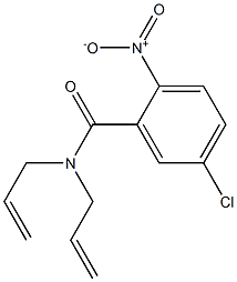 N,N-diallyl-5-chloro-2-nitrobenzamide Struktur