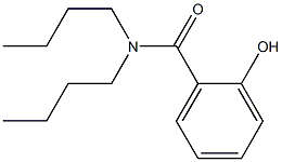 N,N-dibutyl-2-hydroxybenzamide Struktur