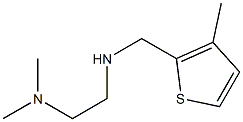 N,N-dimethyl-N'-[(3-methylthien-2-yl)methyl]ethane-1,2-diamine Struktur