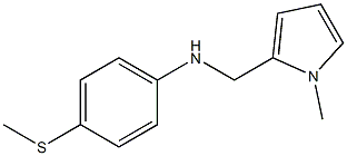 N-[(1-methyl-1H-pyrrol-2-yl)methyl]-4-(methylsulfanyl)aniline Struktur