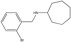 N-[(2-bromophenyl)methyl]cycloheptanamine Struktur