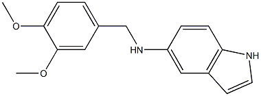 N-[(3,4-dimethoxyphenyl)methyl]-1H-indol-5-amine Struktur