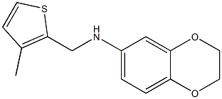 N-[(3-methylthiophen-2-yl)methyl]-2,3-dihydro-1,4-benzodioxin-6-amine Struktur