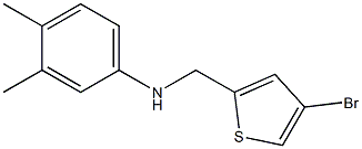 N-[(4-bromothiophen-2-yl)methyl]-3,4-dimethylaniline Struktur