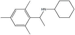 N-[1-(2,4,6-trimethylphenyl)ethyl]cyclohexanamine Struktur