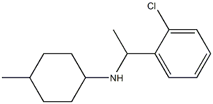 N-[1-(2-chlorophenyl)ethyl]-4-methylcyclohexan-1-amine Struktur