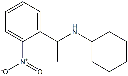 N-[1-(2-nitrophenyl)ethyl]cyclohexanamine Struktur