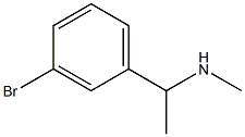 N-[1-(3-bromophenyl)ethyl]-N-methylamine Struktur