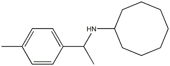 N-[1-(4-methylphenyl)ethyl]cyclooctanamine Struktur