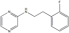 N-[2-(2-fluorophenyl)ethyl]pyrazin-2-amine Struktur