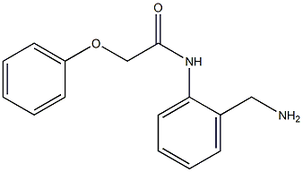 N-[2-(aminomethyl)phenyl]-2-phenoxyacetamide Struktur