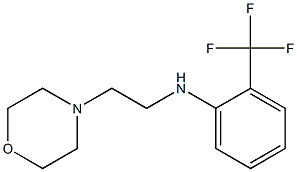 N-[2-(morpholin-4-yl)ethyl]-2-(trifluoromethyl)aniline Struktur