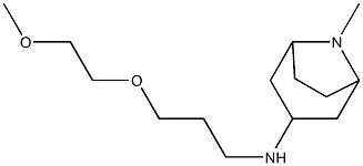 N-[3-(2-methoxyethoxy)propyl]-8-methyl-8-azabicyclo[3.2.1]octan-3-amine Struktur