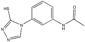 N-[3-(3-sulfanyl-4H-1,2,4-triazol-4-yl)phenyl]acetamide Struktur