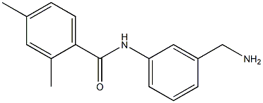 N-[3-(aminomethyl)phenyl]-2,4-dimethylbenzamide Struktur