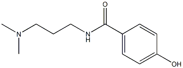 N-[3-(dimethylamino)propyl]-4-hydroxybenzamide Struktur